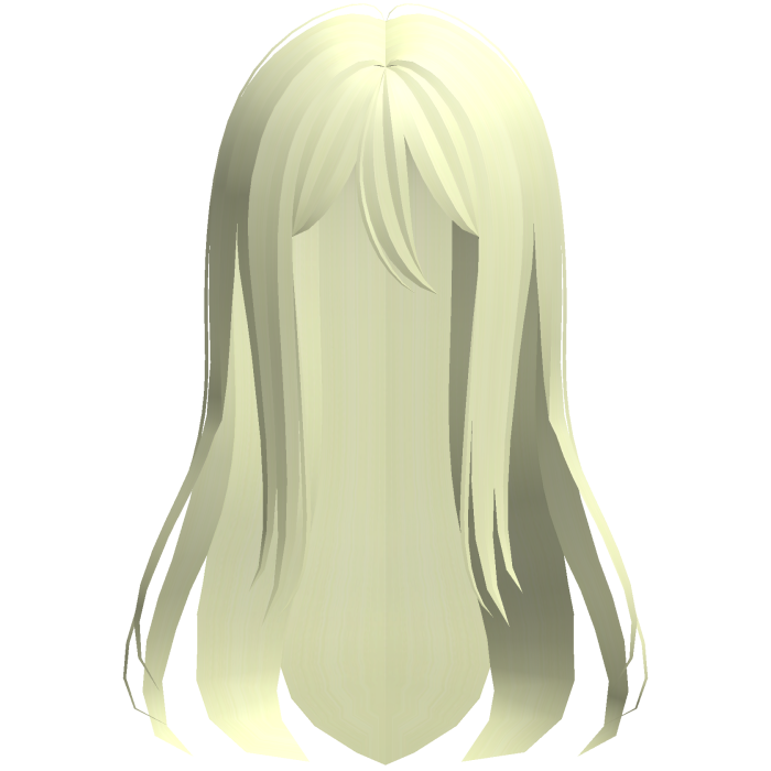 kanade long yellow wispy anime hair
