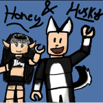 Honey and Husky squad!