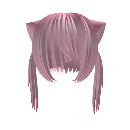 🖤꒱ pink kitty razor bangs messy vampire pigtails