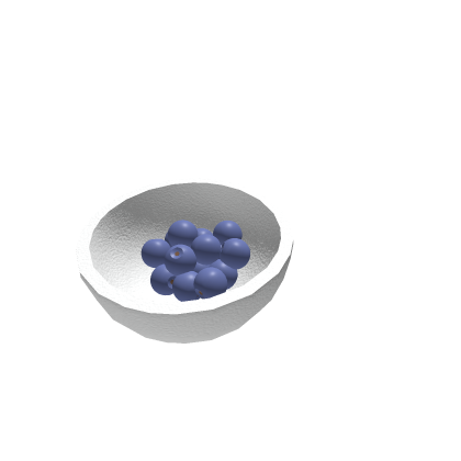 Bowl of blueberries