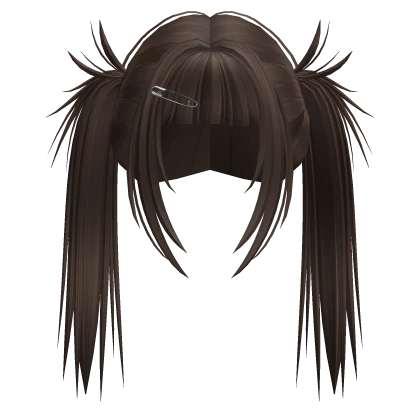 Punk Style Pigtails (Brown) | Roblox Item - Rolimon's