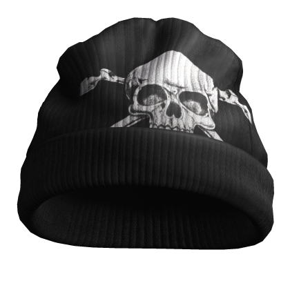 Emo Grunge Skull Beanie Roblox item