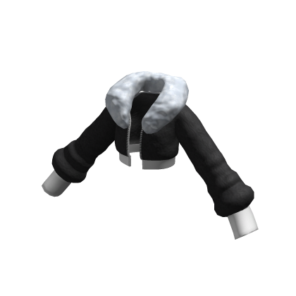 Black Fluffy Winter Jacket