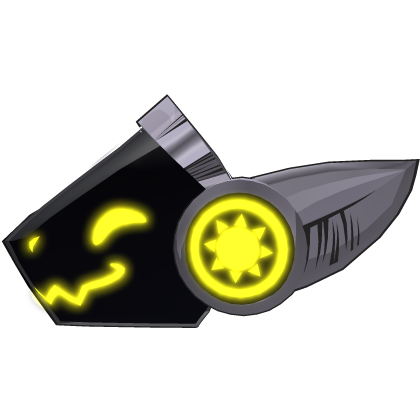 (EMISSIVE) Yellow Happy Protogen Visor ☀️