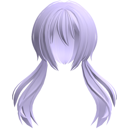 moe jellyfish anime flowy ponytails purple