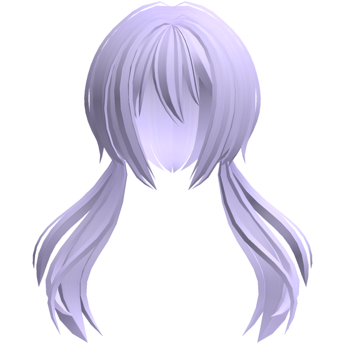 moe jellyfish anime flowy ponytails purple