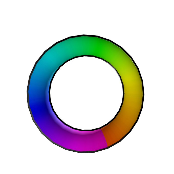 Rainbow Aero Halo Hat