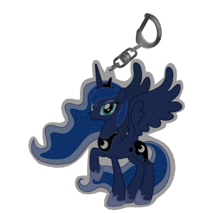Night Princess Little Pony Keychain