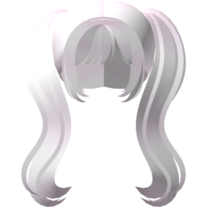 ♡ cute anime moe doll light pink long pigtails Roblox item