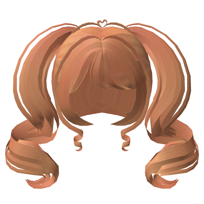 ♡ playful spiral curly tweencore pigtails ginger