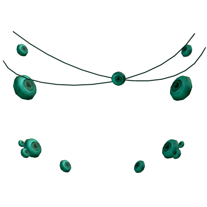 creepy eyeball antler addons [green] Roblox item