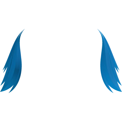 (◞‸◟,) ethereal anime tufts || blue Roblox item thumbnail