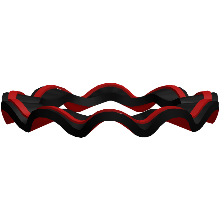 Cute Harlequin Jester Clown Red + Black Collar