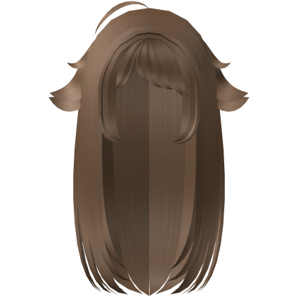 ♡ messy cute long brown droopy cat tufts hair