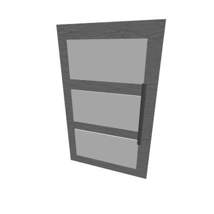 modern grey and white door