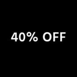 40% OFF