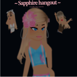 Sapphire hangout. (DAHOOD HANGOUT GAME)
