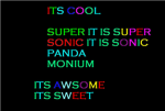supersonicPANDAmonium