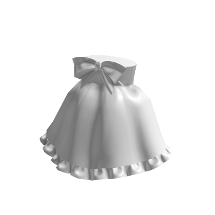 Bow Doll Dress- White thumbnail