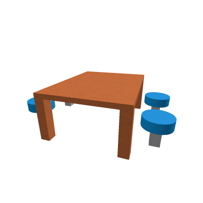 Food Court Table (Rectangular)