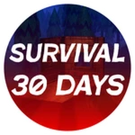 Survive 30 Days in Hard Survival Roblox badge thumbnail