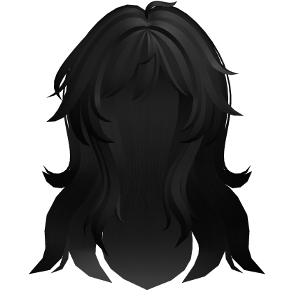 Black Vkei Emo Long Anime Girl Hair Roblox item