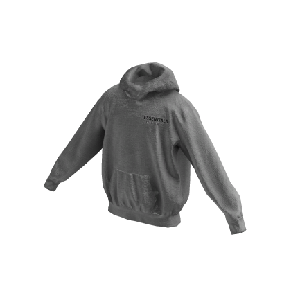 Essential Streetwear Hoodie Grey thumbnail