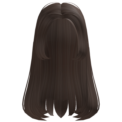 Brown Soft Long Straight Hair Roblox item