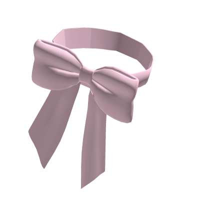 light pink bow ( korblox )