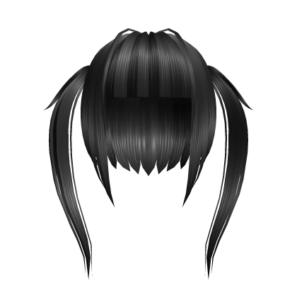 black moe scene vkei pigtails