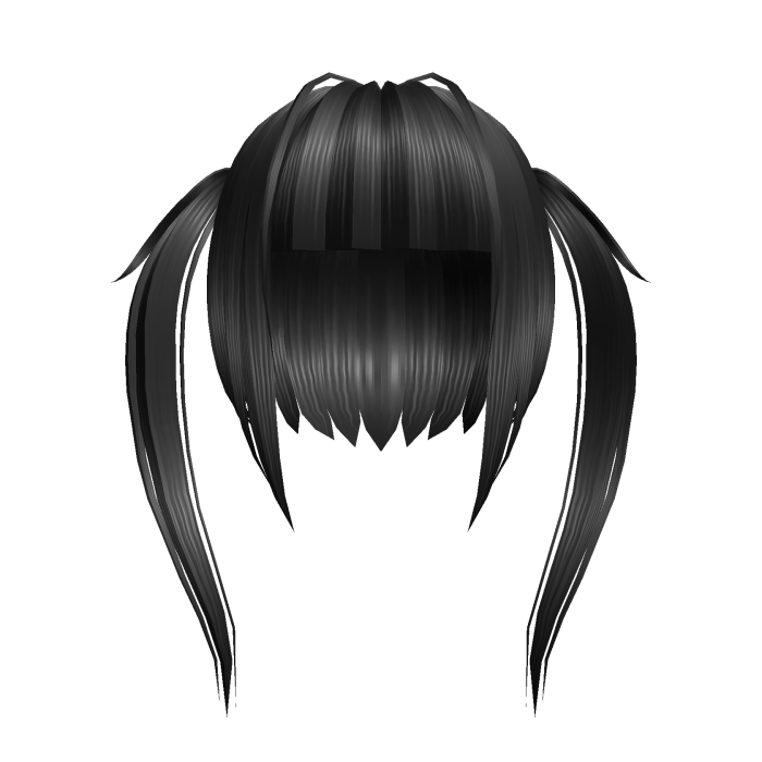 black moe scene vkei pigtails