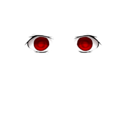 red anime eyes Roblox decal