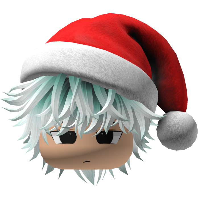 fluffy hair Christmas beret hat (Blue-black)