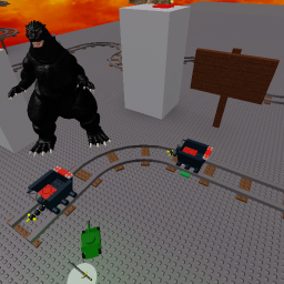 Cart Ride Into Godzilla! ALL GEAR ALLOWED!