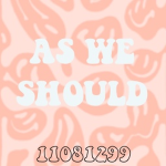 As We Shouldd
