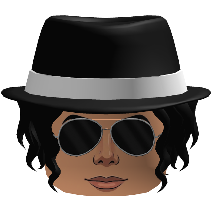 Michael Jackson w/ Silver Shades N Black Fedora