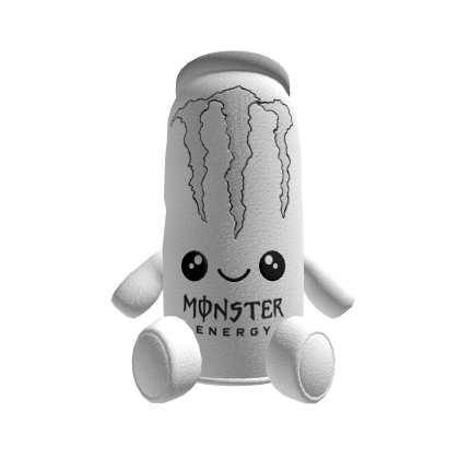White Monster Energy Companion Roblox item