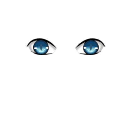 Shindo - Blue Genshin Eyes Roblox decal