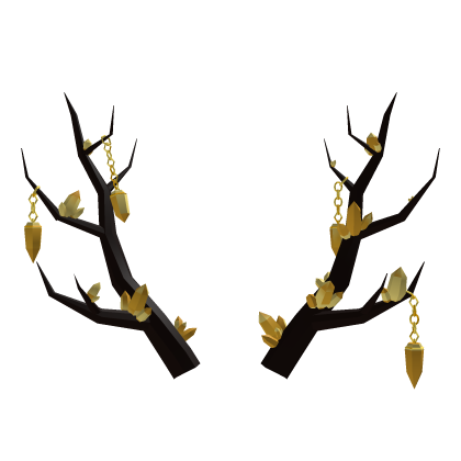 Amethyst Antlers (Yellow) Roblox item