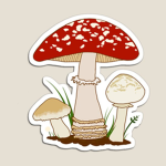 vintage mushroom