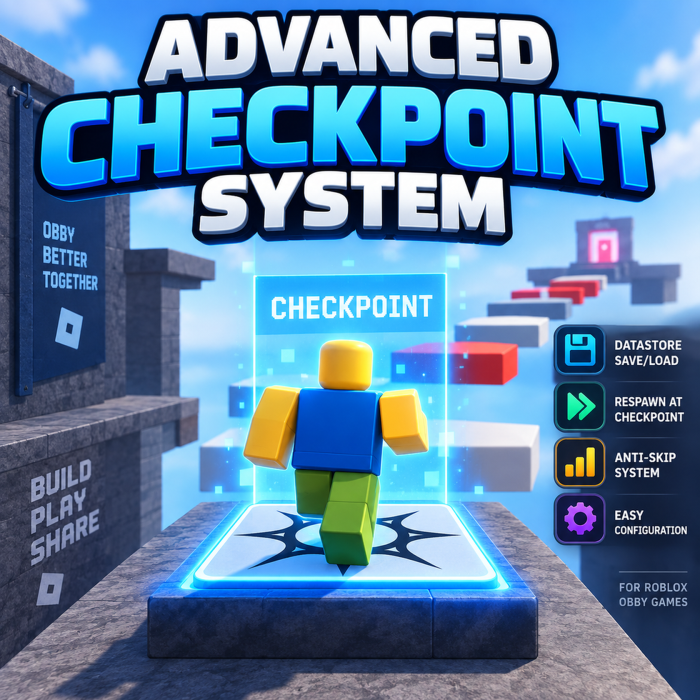 Advanced Obby Checkpoint System v1.0 preview 1