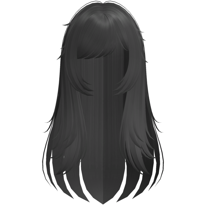 Long Grey Wispy Messy Hair