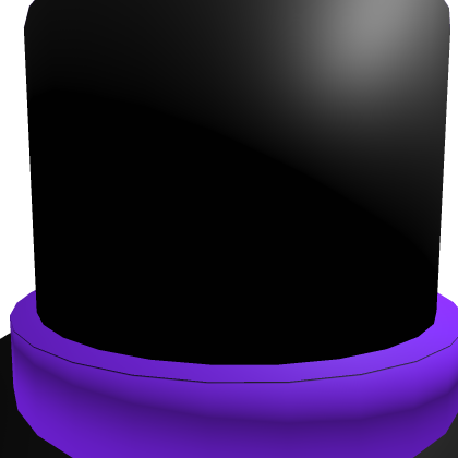 Black Purple Top Hat