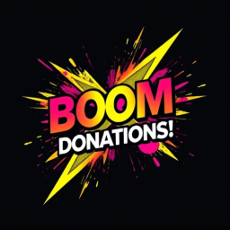 BOOM X DONATIONS!