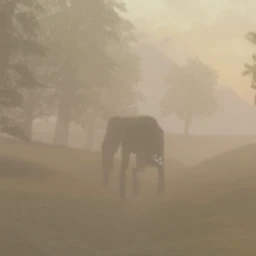 random creepy shooter game icon