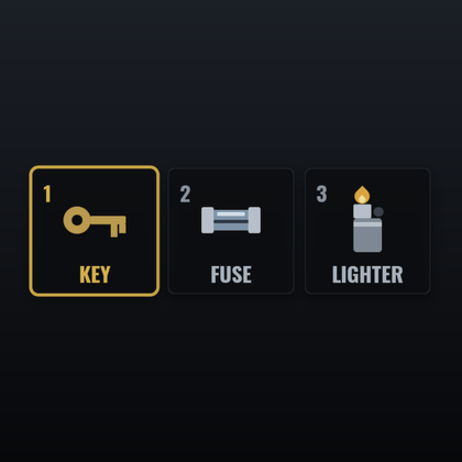 Horror UI Kit Stamina Flashlight Objective HUD