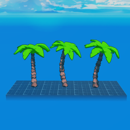 Low Poly Palm Tree Pack