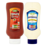 Ketchup and mayo