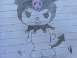 Flower mini Kuromi cute scary cute cute cute