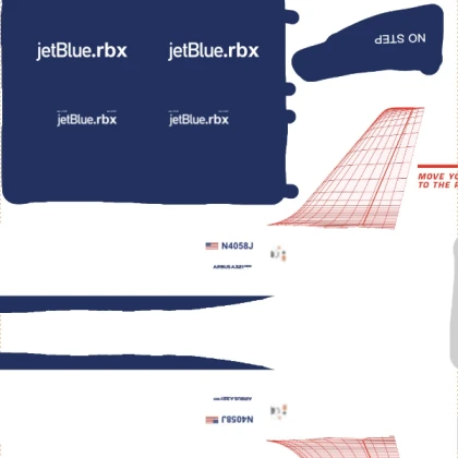 Aeronautica jetBlue airlines A321 neo back